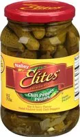 Mängden socker i Elites, Premium Chili Pepper Petites Pickles, Hot, Spicy