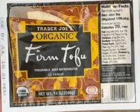 Mängden socker i Organic Firm Tofu