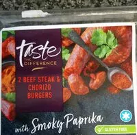 Mängden socker i 2 Beef Steak & Chorizo Burgers with Smoky Paprika