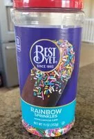 Mängden socker i Rainbow sprinkles