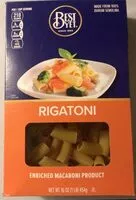 Mängden socker i Rigatoni