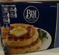 Mängden socker i Blueberry waffles