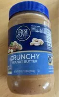 Mängden socker i Crunchy peanut butter