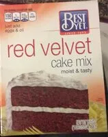 Mängden socker i Red velvet cake mix