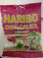 Mängden socker i Haribo Dinosaurs