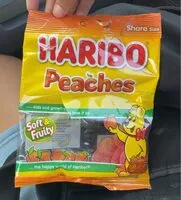 Mängden socker i Haribo peaches