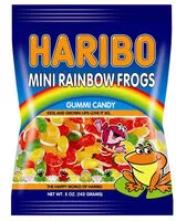 Mängden socker i Haribo Mini Rainbow Frogs