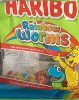 Mängden socker i Rainbow worms