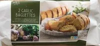 Mängden socker i 2 garlic bread