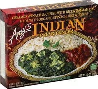 Mängden socker i Frozen indian palak paneer entrée
