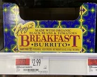 Mängden socker i Burrito breakfast