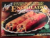 Mängden socker i Organic black bean & vegetable frozen enchilada