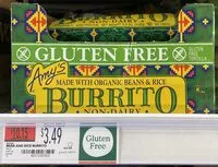 Mängden socker i Frozen bean rice burrito