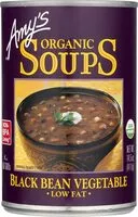 Mängden socker i Organic black bean vegetable soup