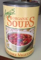 Mängden socker i Organic chunky vegetable soup