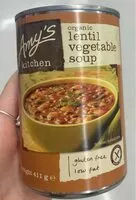 Mängden socker i Lentil vegetable soup