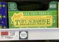 Mängden socker i Gluten free tofu scramble frozen breakfast wrap