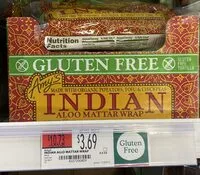 Mängden socker i Indian aloo mattar wrap