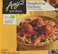 Mängden socker i Spaghettis Italiano avec boulettes végétales