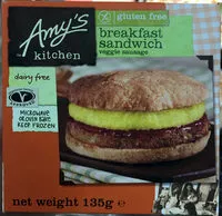 Mängden socker i Breakfast sandwich veggie sausage