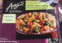 Mängden socker i Rotes Thailand Curry, Vegetarisch