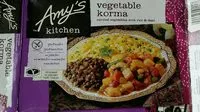 Mängden socker i Vegetable korma