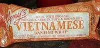 Mängden socker i Vietnamese banh mi wrap