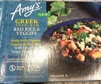 Mängden socker i Greek inspired red rice & veggies
