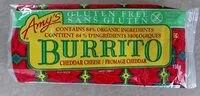 Mängden socker i Gluten-Free Cheddar Cheese Burrito
