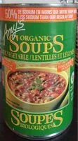 Mängden socker i Lentil Vegetable Organic Soup