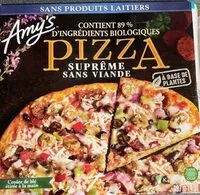Mängden socker i Pizza suprême sans viande