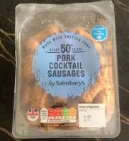 Mängden socker i Pork cocktail sausages