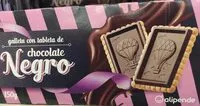 Mängden socker i Galleta con tableta de chocolate negro