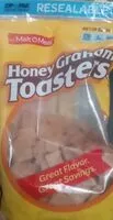 Mängden socker i Honey Graham toasters