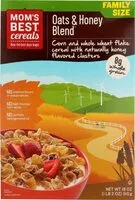 Mängden socker i Corn And Whole Wheat Flake Cereal With Naturally
