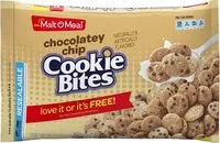 Mängden socker i Malt o meal chocolatey chip cookie bites cereal