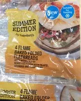 Mängden socker i Flame baked folded flatbreads