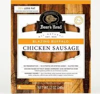Mängden socker i Blazing buffalo chicken sausage