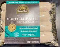 Mängden socker i Honeycrisp Apple Chicken Sausage