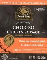 Mängden socker i Chorizo chicken sausage