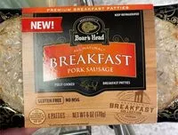 Mängden socker i Breakfast sausage
