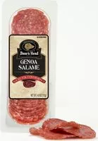 Mängden socker i Genoa sliced salame