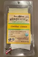 Mängden socker i simplicity ORGANIC cheddar cheese