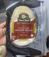 Mängden socker i Rotisserie Chicken Breast