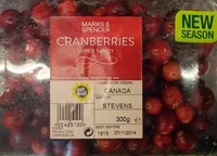 Mängden socker i Cranberries