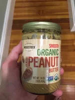 Mängden socker i Woodstock, smooth organic classic peanut butter