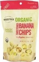Mängden socker i Woodstock organic sweetened banana chips