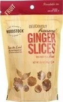 Mängden socker i Woodstock sweetened ginger chunks