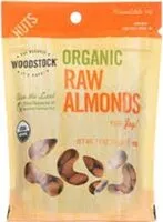 Mängden socker i Organic almonds