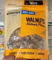 Mängden socker i Woodstock walnuts halves & pieces